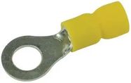 TERMINAL, RING TONGUE 1/4IN CRIMP YELLOW