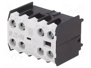 Auxiliary contacts; Leads: screw terminals; front; DILEM EATON ELECTRIC