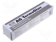 Heat transfer glue; white; Termoglue; 1W/mK; -60÷180°C,max.200°C AG TERMOPASTY