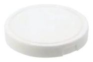 BUTTON, PUSHBUTTON SW, WHITE/ROUND FLUSH