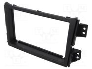 Radio frame; Opel,Suzuki; 2 DIN; black PER.PIC.