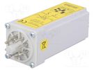 Timer; 0,25s÷12min; DPDT; 250VAC/8A,24VDC/8A; Usup: 230VAC; socket MIKROBEST