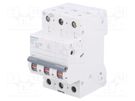 Circuit breaker; 400VAC; Inom: 10A; Poles: 3; Charact: C; 6kA; IP20 SIEMENS