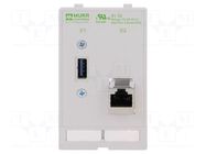 Panel interface; 48VAC; 48VDC; 1A; IP20; on panel; 80mm MURRELEKTRONIK