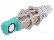 Sensor: ultrasonic; angular; Range: 0.02÷0.25m; PNP / NO; brass PEPPERL+FUCHS