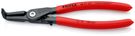 KNIPEX 48 41 J31 Precision Circlip Pliers for internal circlips in bore holes with non-slip plastic coating grey atramentized 210 mm