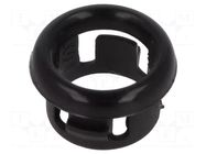 Grommet; Ømount.hole: 7.9mm; Øhole: 6.8mm; black KSS WIRING