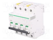 Circuit breaker; 400VAC; Inom: 40A; Poles: 4; Charact: C; 6kA; IP20 SCHNEIDER ELECTRIC