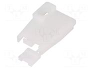 Cable hood and fastener; PIN: 2; 6.35mm; 1x2; Type: without screws TE Connectivity