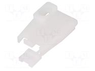 Cable hood and fastener; PIN: 2; 6.35mm; 1x2; Type: without screws TE Connectivity