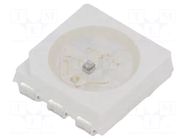 LED; blue; blinking; 220÷500mcd; 120°; 3÷5VDC; 20mA; 5x5x1.5mm OPTOSUPPLY