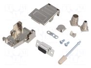 Connector: D-Sub HD; PIN: 15; plug; female; soldering; for cable ENCITECH