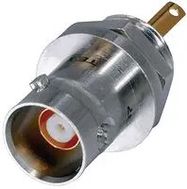 TRB BULKHEAD JACK, STRAIGHT, FRONT MOUNT, SOLDER