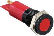 PANEL INDICATOR, 6MM, RED, 2VDC