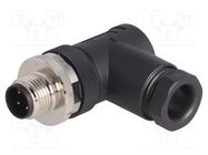 Plug; M12; PIN: 4; male; A code-DeviceNet / CANopen; for cable TE Connectivity