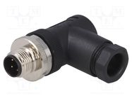 Plug; M12; PIN: 3; male; A code-DeviceNet / CANopen; for cable TE Connectivity