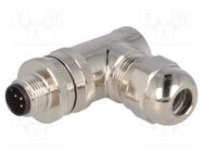 Plug; M12; PIN: 5; male; A code-DeviceNet / CANopen; for cable TE Connectivity