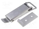 Clasp; stainless steel; W: 43mm; L: 193.5mm; 2000N ELESA+GANTER