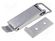 Clasp; stainless steel; W: 43mm; L: 193.5mm; 2000N 