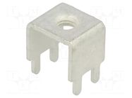 Terminal: screw terminal; screwless; THT,screw terminal; brass FIX&FASTEN