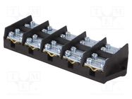 Terminal block; screw terminal; 35mm2; 400V; ways: 5; terminals: 10 