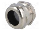Cable gland; M32; 1.5; IP68; brass; Body plating: nickel HUMMEL