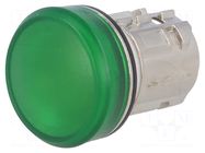 Control lamp; 22mm; 3SU1.5; Ø22mm; IP67; green; Kind: flat; -25÷70°C SIEMENS