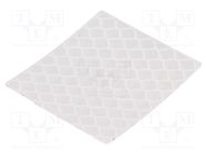 Reflector; 40x35x0.6mm; self-adhesive; E39 OMRON