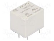 Relay: electromagnetic; SPDT; Ucoil: 24VDC; 10A; 10A/250VAC; PCB HONGFA RELAY