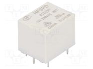 Relay: electromagnetic; SPDT; Ucoil: 12VDC; 10A; 10A/250VAC; PCB HONGFA RELAY