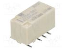 Relay: electromagnetic; DPDT; Ucoil: 24VDC; Icontacts max: 2A; PCB PANASONIC