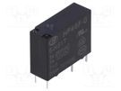 Relay: electromagnetic; SPST-NO; Ucoil: 5VDC; 10A; 7A/250VAC; PCB HONGFA RELAY