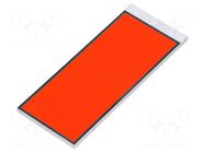 Backlight; LED; Dim: 75x30.48x2.5mm; red; 66.8x27mm; 220cd/m2 DISPLAY ELEKTRONIK