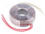 Transformer: toroidal; 100VA; 230VAC; 24V; 4.16A; Leads: cables INDEL