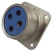 RECEPTACLE, PANEL, SKT INSERT, 4WAY