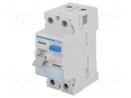 RCD breaker; Inom: 40A; Ires: 30mA; Max surge current: 250A; 240VAC HAGER