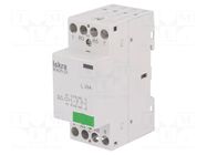 Contactor: 4-pole installation; 25A; 24VAC; NC x2 + NO x2; IKA ISKRA