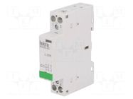 Contactor: 2-pole installation; 20A; 230VAC; NO x2; IKA ISKRA