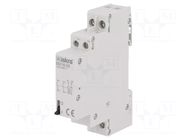 Relay: installation; bistable,impulse; NO x2; Ucoil: 230VAC; BI ISKRA