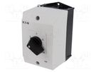 Switch: star-delta cam switch; Stabl.pos: 3; 20A; 0-Y-Δ; Poles: 3 EATON ELECTRIC