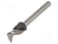 Drill bit; Ø: 6.15mm; L: 38.2mm; tungsten carbide; 1/8"; 3.175mm KEMMER PRAEZISION