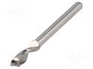 Drill bit; Ø: 3.85mm; L: 38.2mm; tungsten carbide; 1/8"; 3.175mm KEMMER PRAEZISION