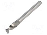 Drill bit; Ø: 3.8mm; L: 38.2mm; tungsten carbide; 1/8"; 3.175mm; PCB KEMMER PRAEZISION