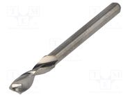 Drill bit; Ø: 3.75mm; L: 38.2mm; PCB; 1/8" (3,175mm) KEMMER PRAEZISION