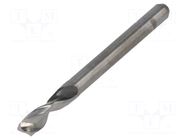 Drill bit; Ø: 3.35mm; L: 38.2mm; tungsten carbide; 1/8"; 3.175mm KEMMER PRAEZISION