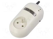 Power socket; 230VAC; IP20; EXTA FREE; -10÷55°C; 868.32MHz; 300m ZAMEL