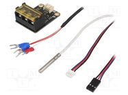 Sensor: temperature; analog; 3.3÷5.5VDC; Kit: module,cables; Ch: 1 DFROBOT