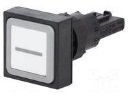 Switch: push-button; 16mm; Stabl.pos: 1; white; RMQ-16; Pos: 2 EATON ELECTRIC