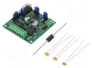 DC-motor driver; MC33887; 10kHz; PWM,RS232,TTL; 2.5A; Ch: 2 POLOLU