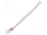 Filament lamp: miniature; 5VDC; 60mA; Bulb: T3/4; Ø: 2.36mm; 100000h BRIGHTMASTER